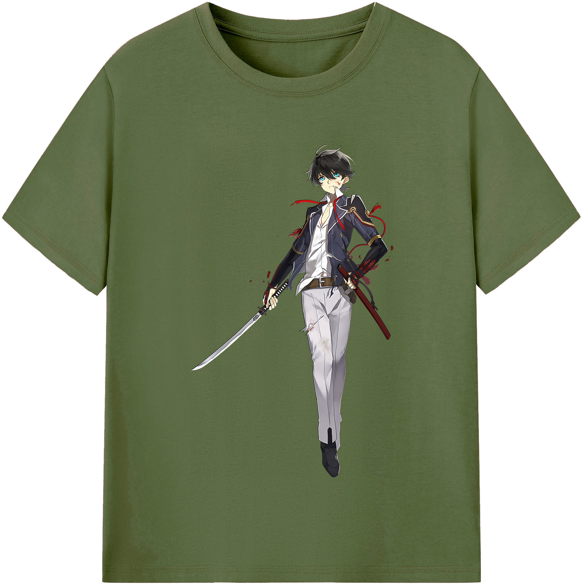 （画像用） 刀剣乱舞 Touken Ranbu 綿100％半袖Tシャツ（フロントプリント）